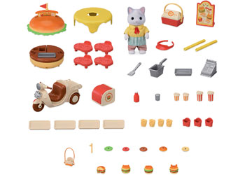 Hamburger Stand Set - Sylvanian Families