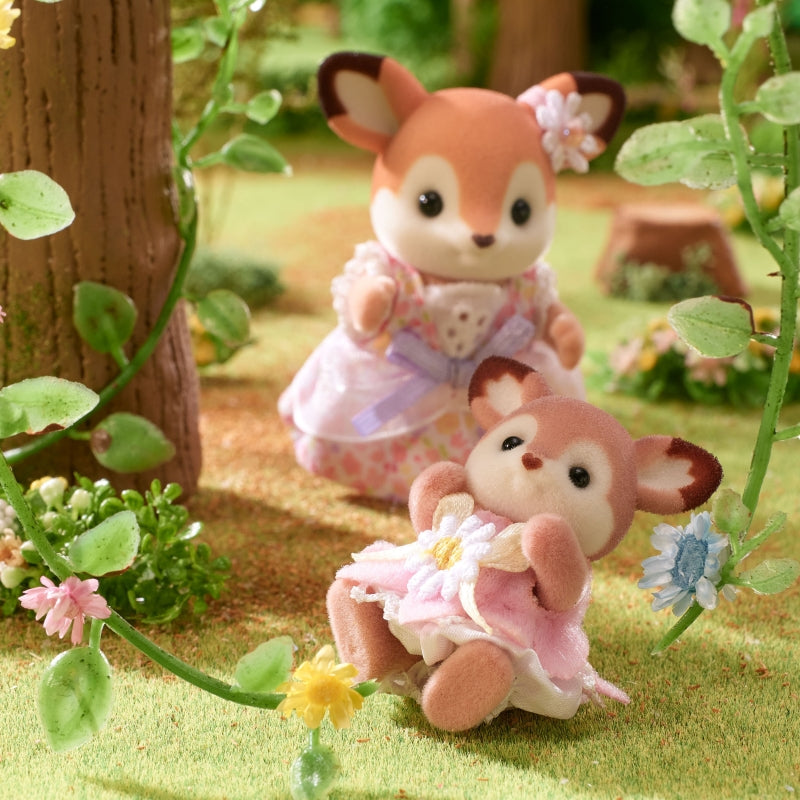 Deer Babies Floral Swing Set - Sylvanian Families