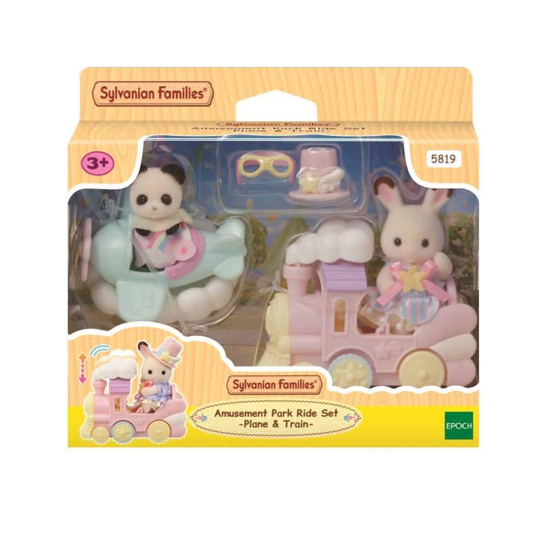 Amusement Park Ride Set Plane &amp;Train - Sylvanian Families