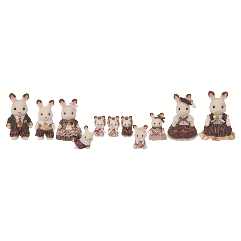 Chocolate Rabbit Family Anniversary Set - Sylvanian Families