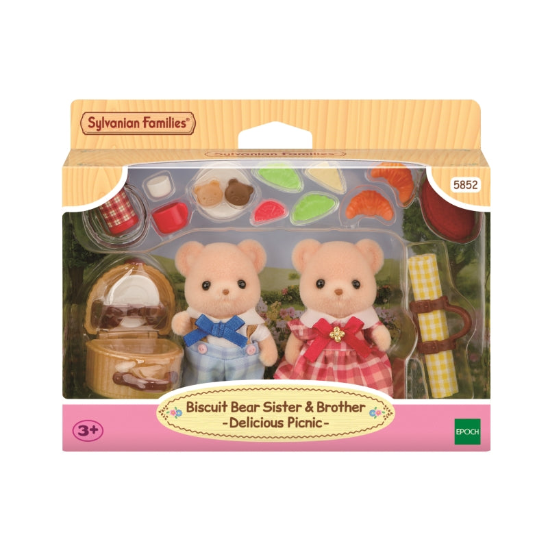 Biscuit Bear Sister & Brother Delicous Picnic- Sylvanian Families