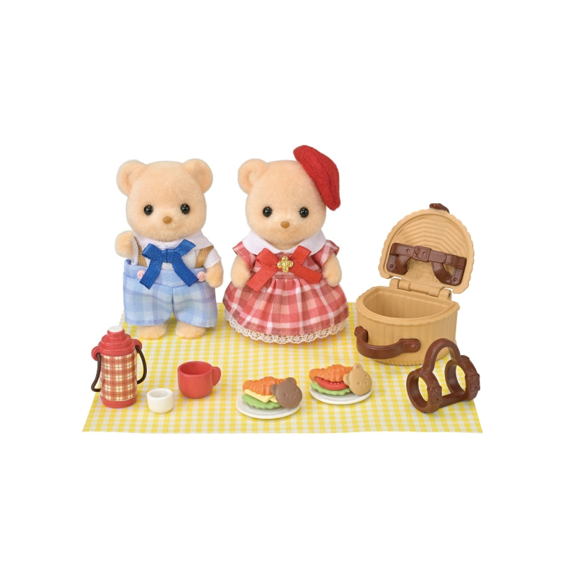 Biscuit Bear Sister & Brother Delicous Picnic- Sylvanian Families