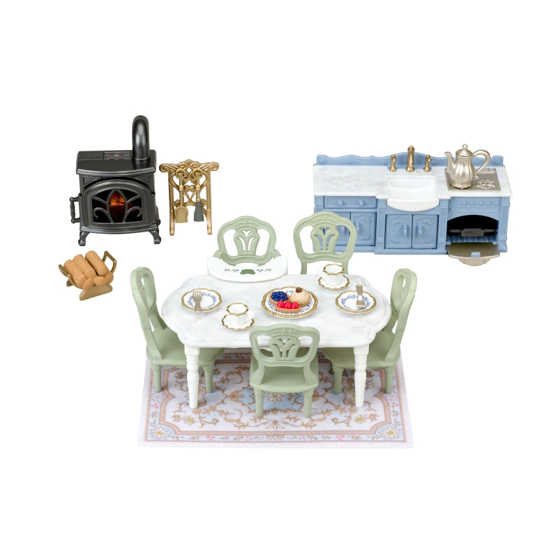 Elegant Dining Room - Sylvanian Families