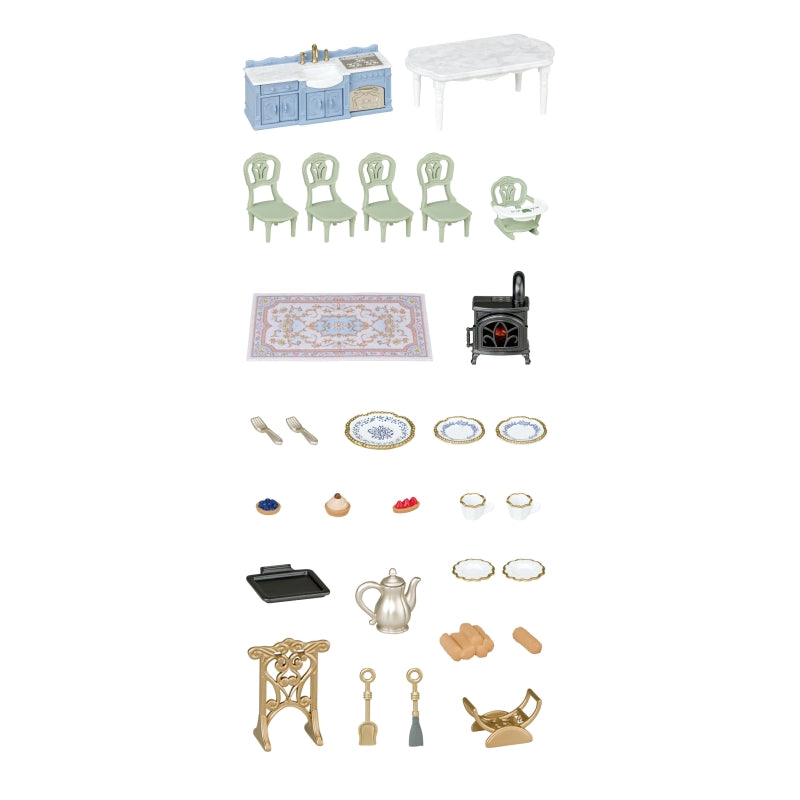 Elegant Dining Room - Sylvanian Families