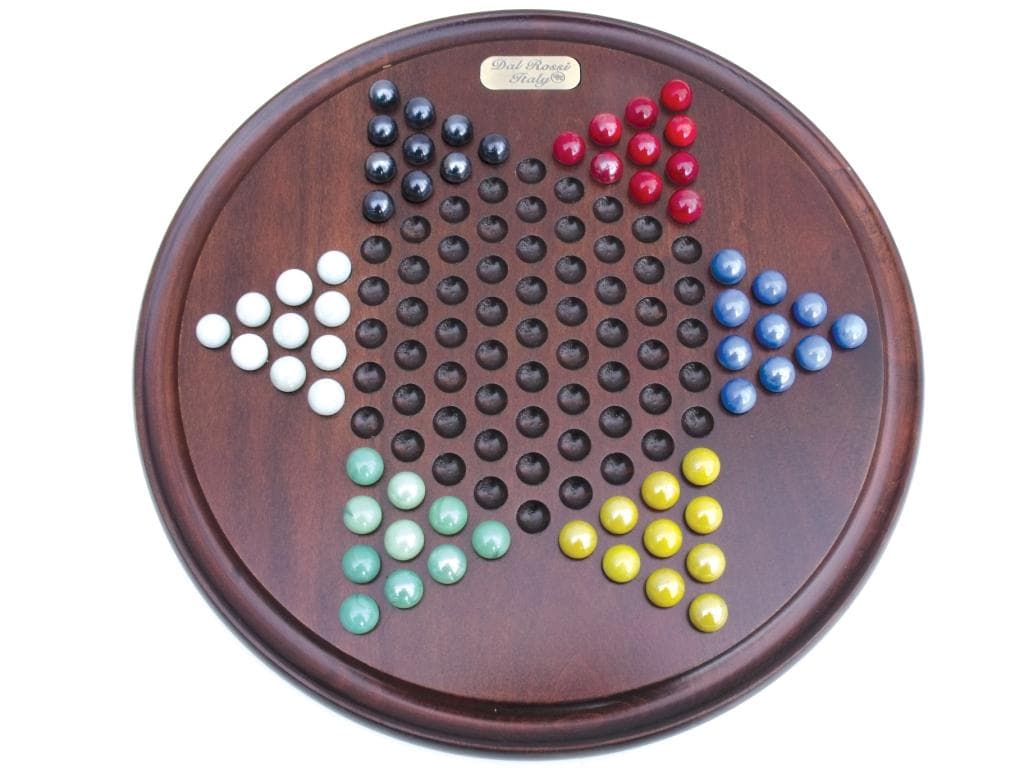 Dal Rossi Chinese Checkers with Glass marbles