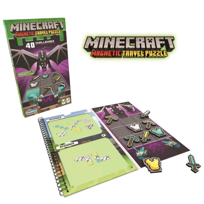 Minecraft Magnetic Travel Puzzle - Thinkfun