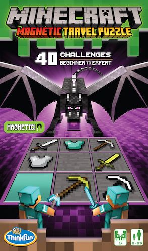 Minecraft Magnetic Travel Puzzle - Thinkfun
