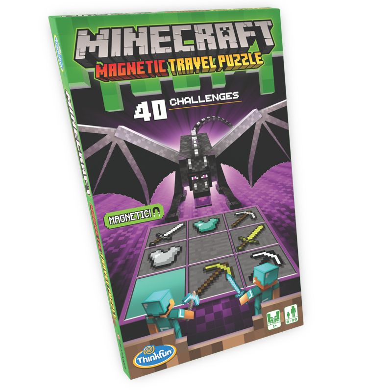 Minecraft Magnetic Travel Puzzle - Thinkfun