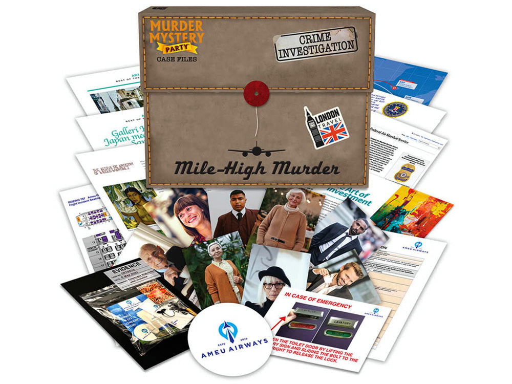 Case Files Mile High Murder Mystery Party