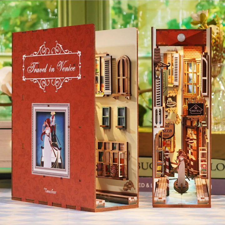 Travel in Venice DIY Book Nook Kit - Tonecheer