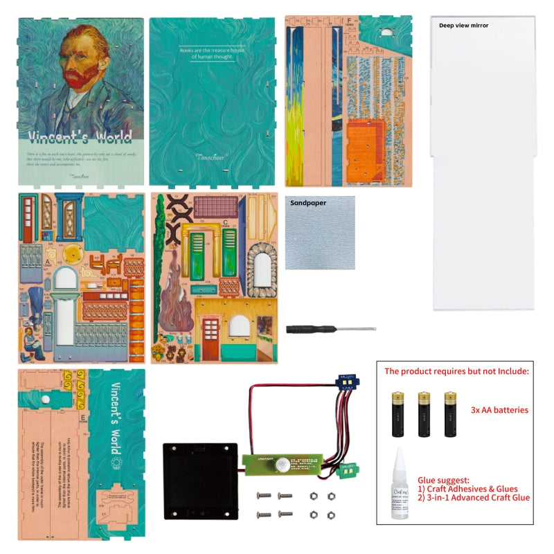 Vincents World DIY Book Nook Kit - Tonecheer