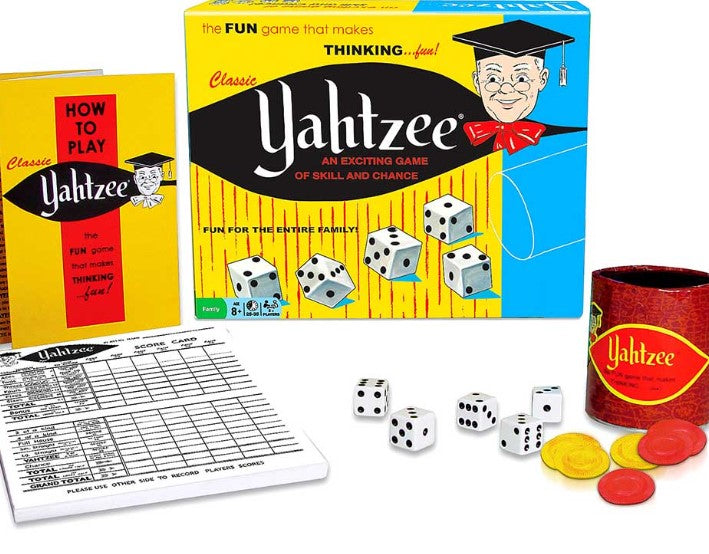 Yahtzee Classic Retro package - Hasbro