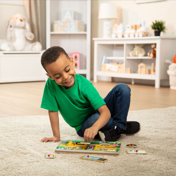 Wheels on the Bus Sound Puzzle - Melissa and Doug