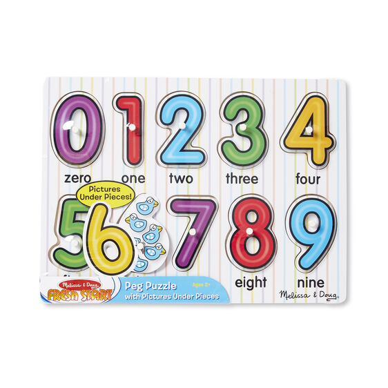 See-Inside Numbers Peg Puzzle - Melissa and Doug