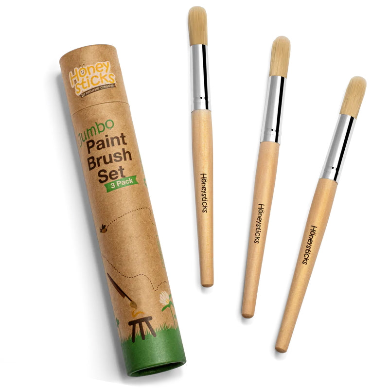 Jumbo Paint Brush Set 3 pack - Honeysticks