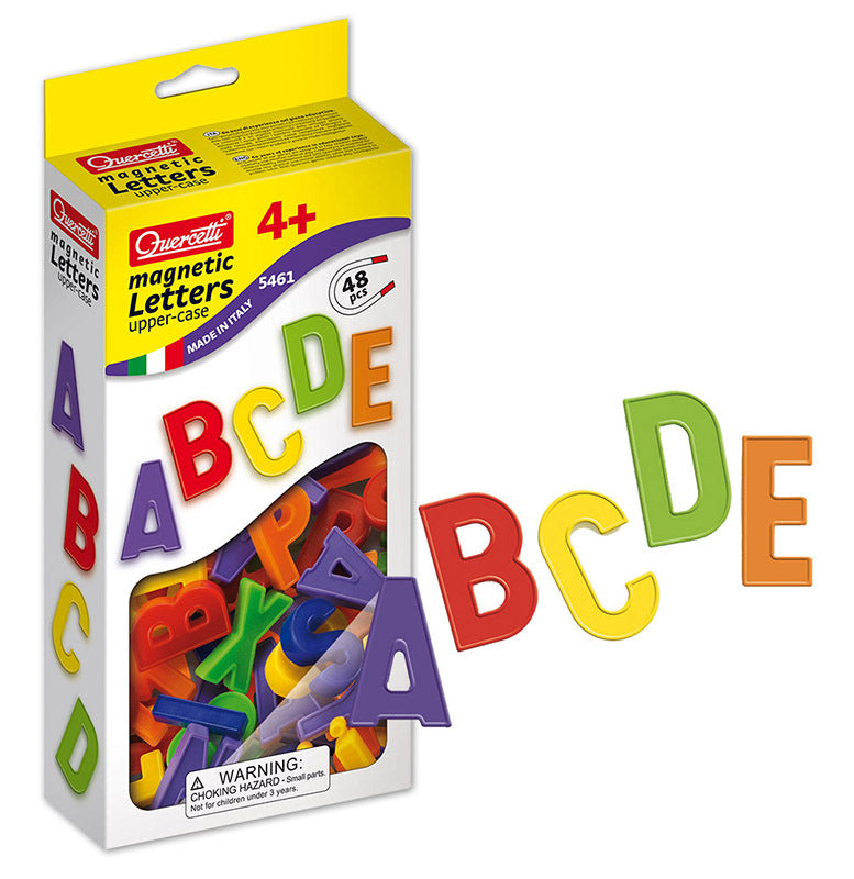 Magnetic Uppercase Letters 48pcs - Quercetti