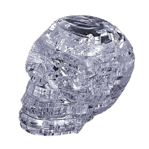3D Clear Skull - Crystal Puzzle