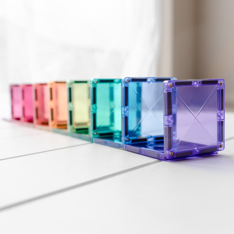 Pastel Mega Pack 202pc Magnetic Tiles - Connetix