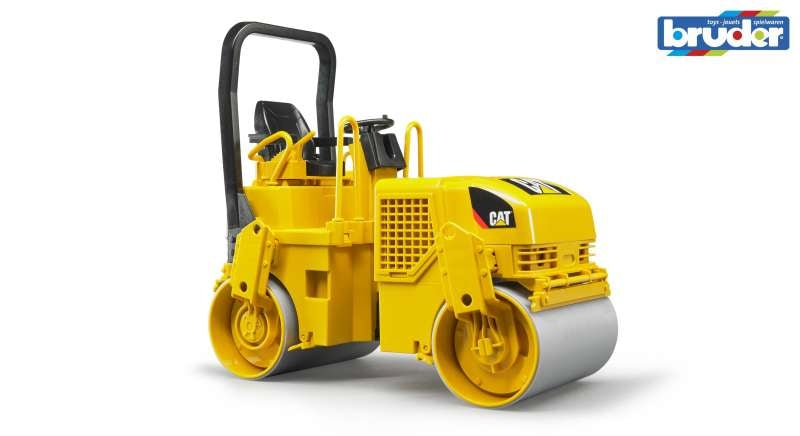 Caterpillar Asphalt Drum Compactor Roller 1:16 - Bruder