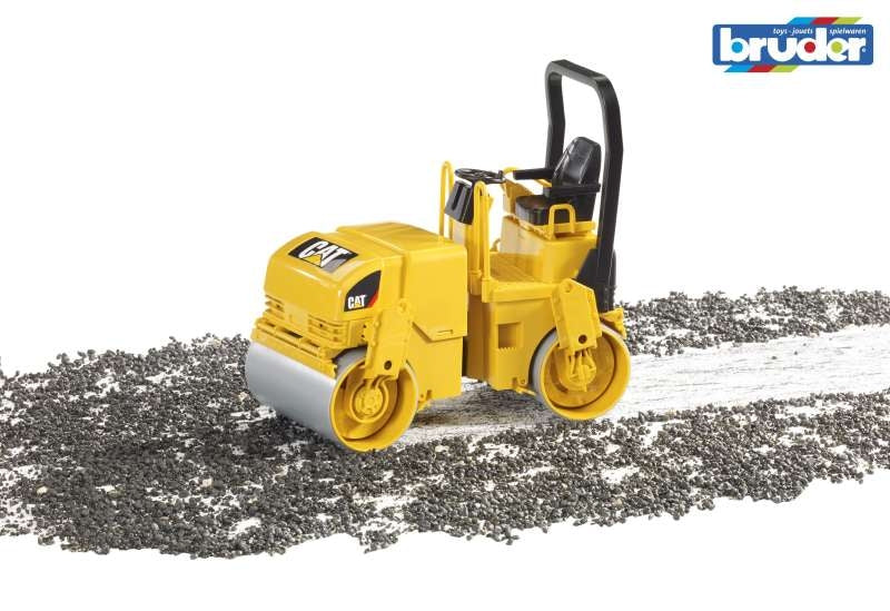 Caterpillar Asphalt Drum Compactor Roller 1:16 - Bruder