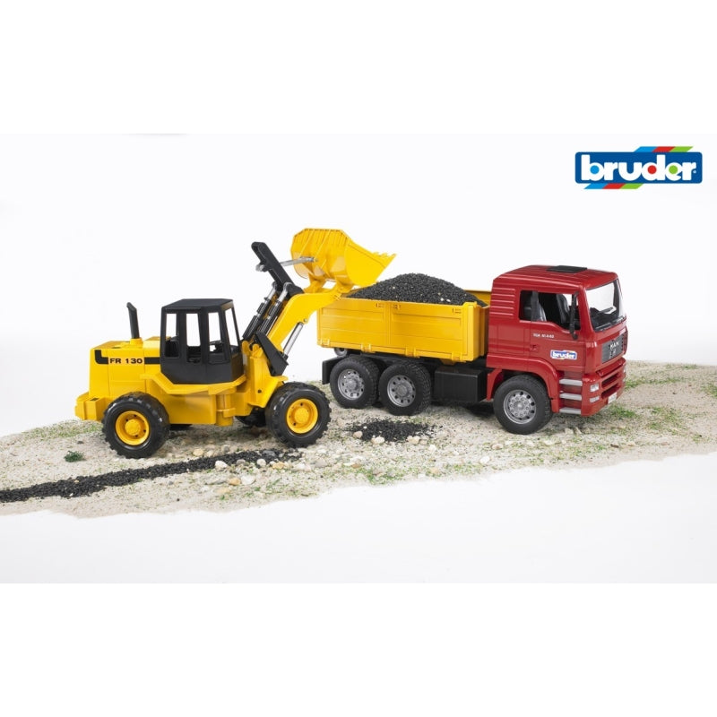 MAN TGA Construction Truck with Articulated Front Loader 1:16 - Bruder