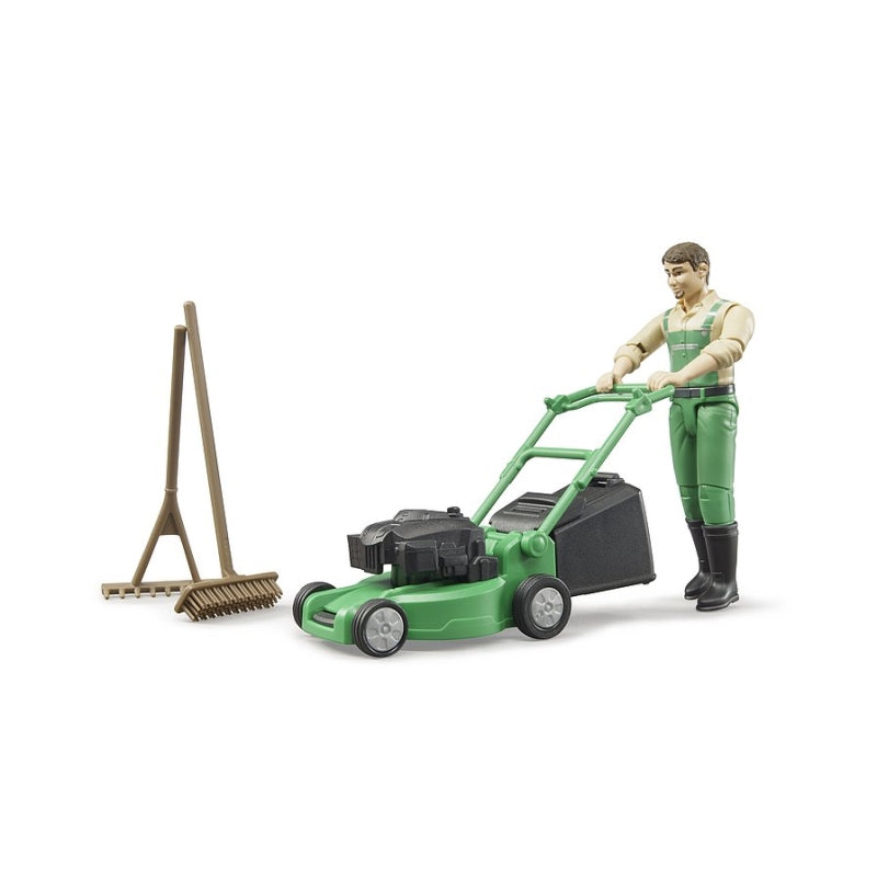 Lawn Mower and Gardener - Bruder