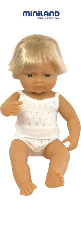 Baby Doll Caucasian Boy 38cm - Miniland