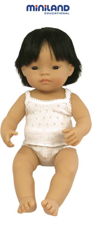 Baby Doll Asian Boy 38cm - Miniland