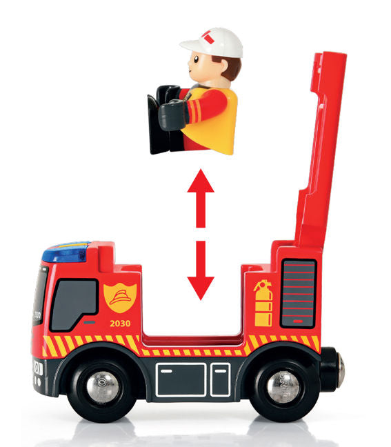 Firefighter Railway Set 18 pieces - Brio