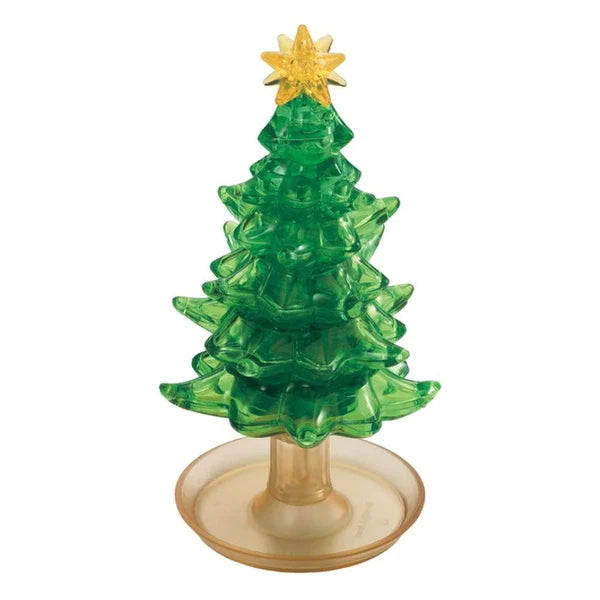 3D Green Christmas Tree - Crystal Puzzle