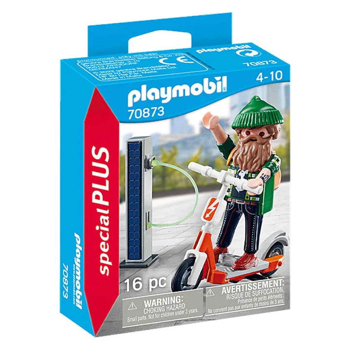 Hipster with e-Scooter - Playmobil