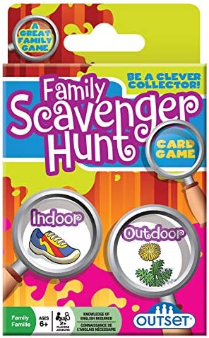 Family Scavenger Hunt Card Game