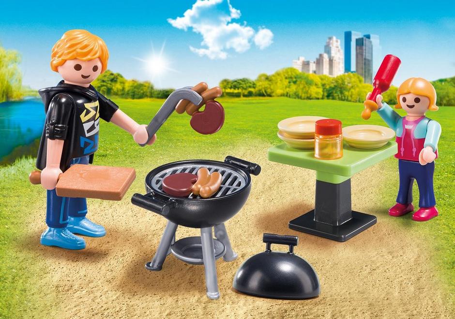 Backyard Barbecue Carry Case - Playmobil