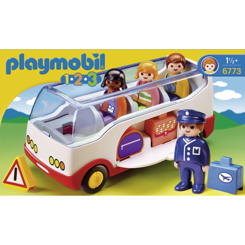 1.2.3 Airport Shuttle Bus - Playmobil
