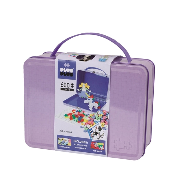 Metal Suitcase Pastel 600 pcs - Plus Plus