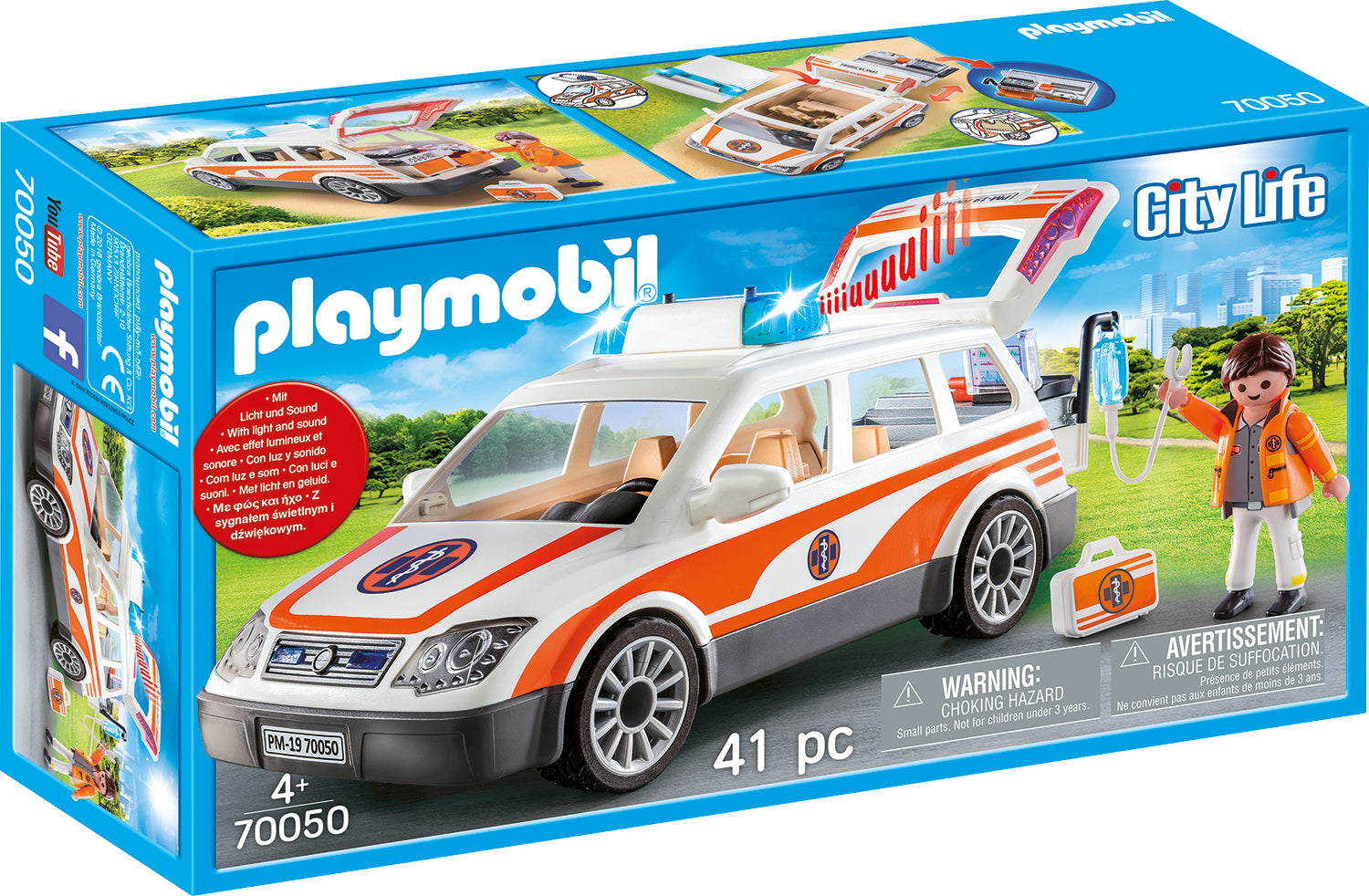 Emergency Car with Siren - Playmobil