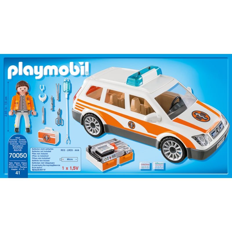 Emergency Car with Siren - Playmobil