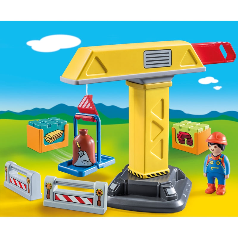 1.2.3 Construction Crane - Playmobil