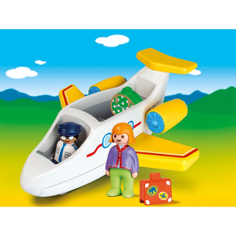 1.2.3 Plane with Passenger - Playmobil
