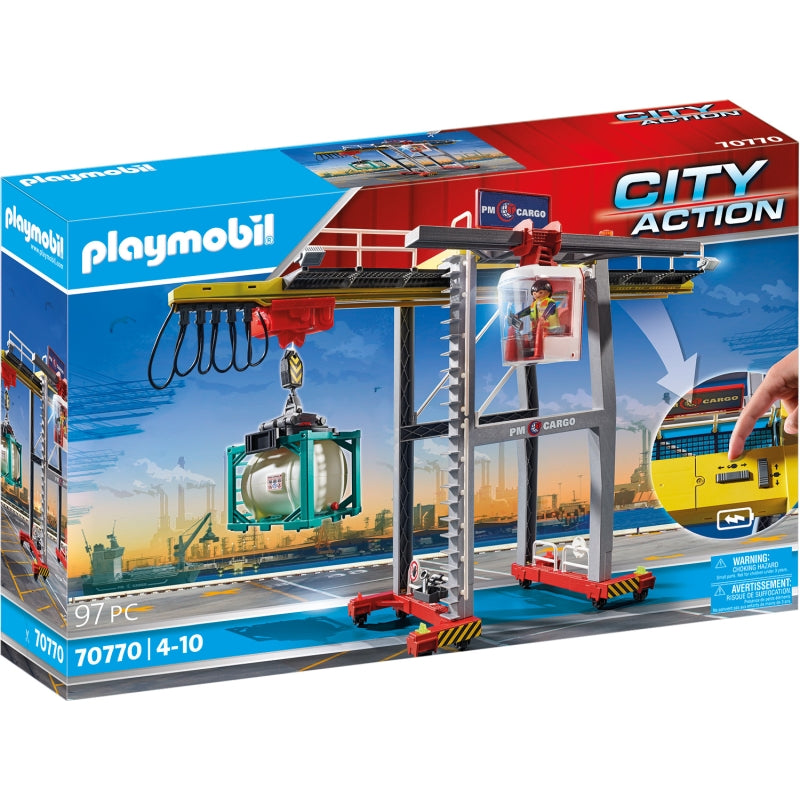 Cargo Crane with Container - Playmobil