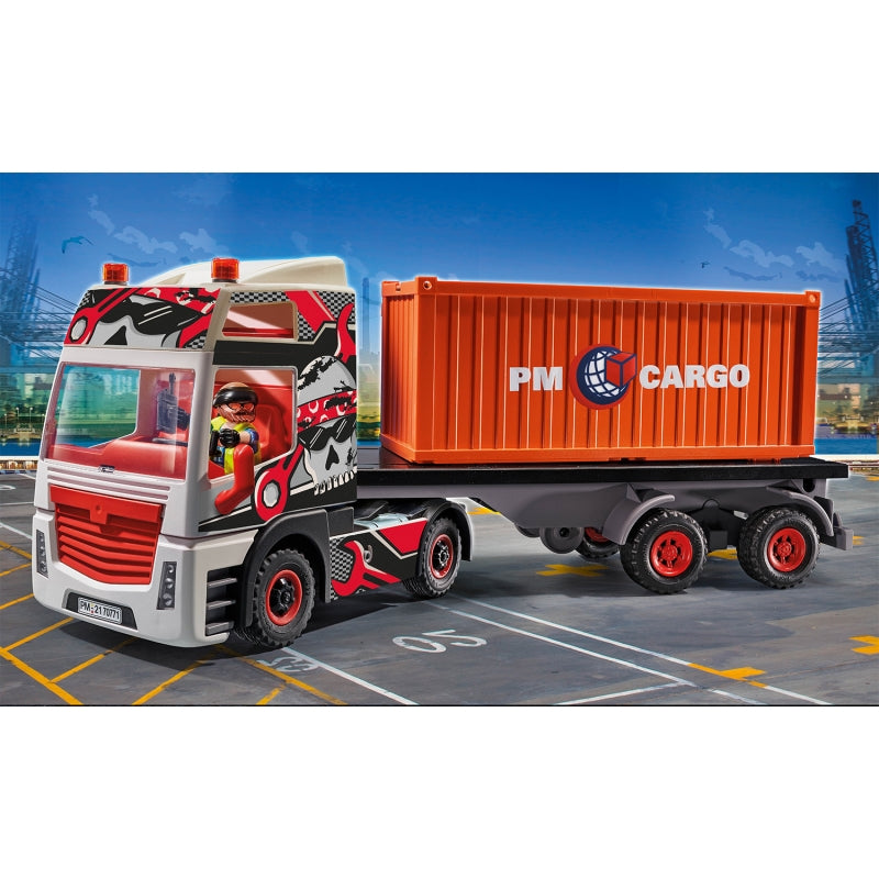 Truck with Cargo Container - Playmobil