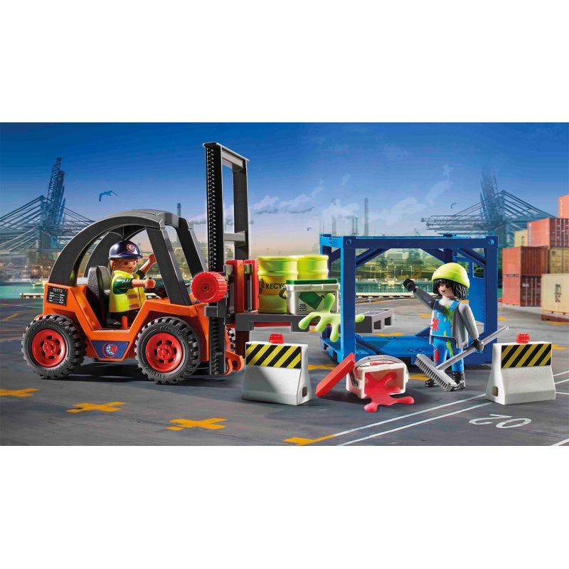 Forklift with Freight - Playmobil