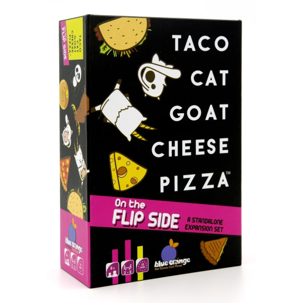 Taco Cat Goat Cheese Pizza Flip Side - Blue Orange