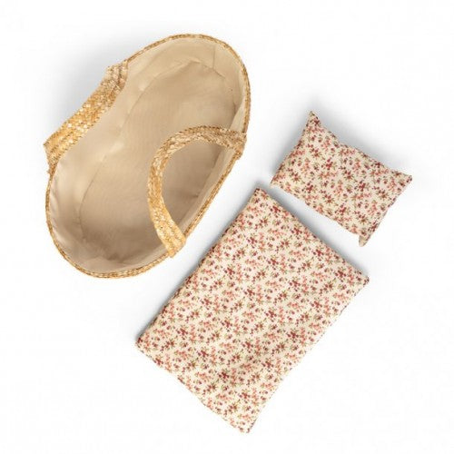 Doll Moses Basket 38cm - Astrup