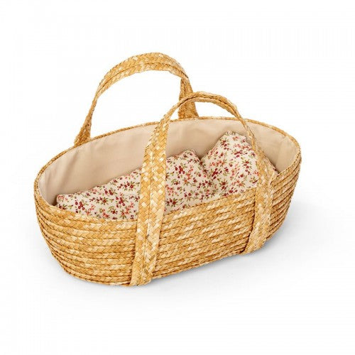 Doll Moses Basket 38cm - Astrup