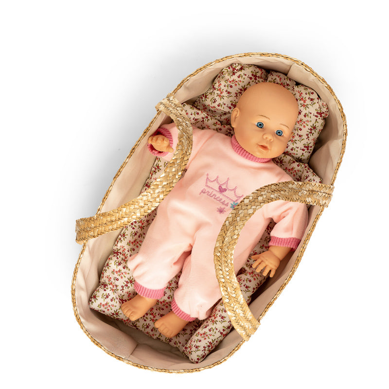 Doll Moses Basket 50cm - Astrup