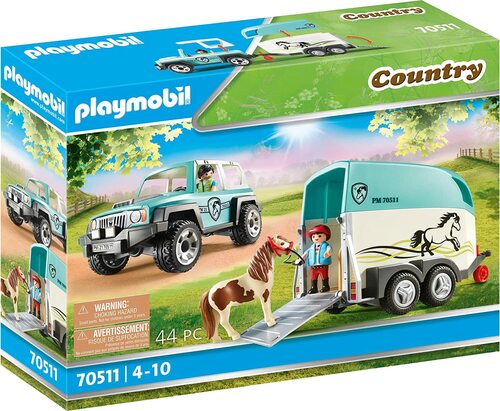 Car with Pony Trailer - Playmobil