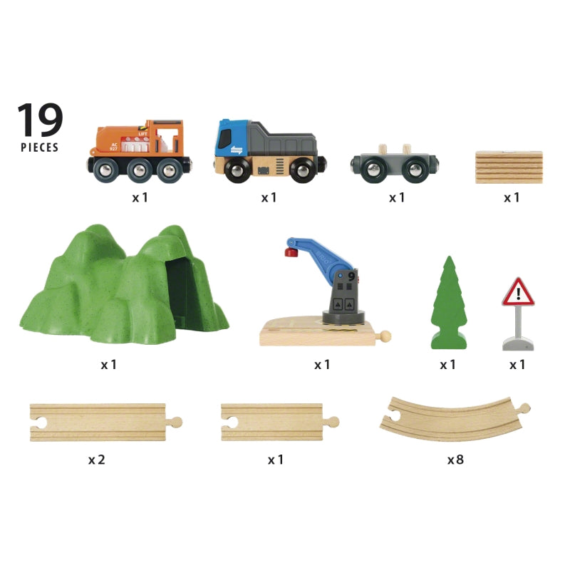 Starter Lift and Load Railway Set A - Brio