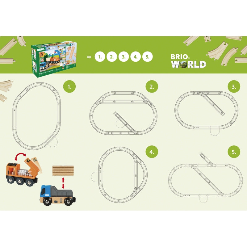 Starter Lift and Load Railway Set A - Brio