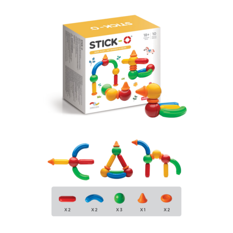 Stick-O Basic 10 Set - Magformers